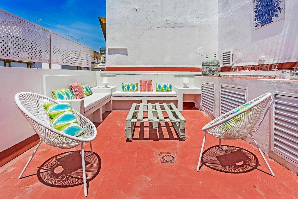 セビリア Fam Sevillian Townhouseヴィラ エクステリア 写真